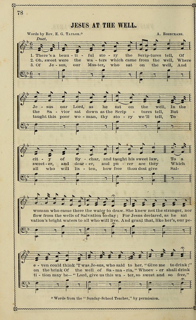 Sparkling Jewels for the Sunday School: a new collection of choice music page 78
