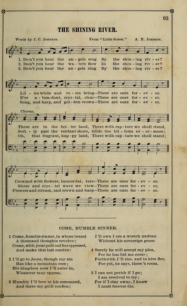Sparkling Jewels for the Sunday School: a new collection of choice music page 93