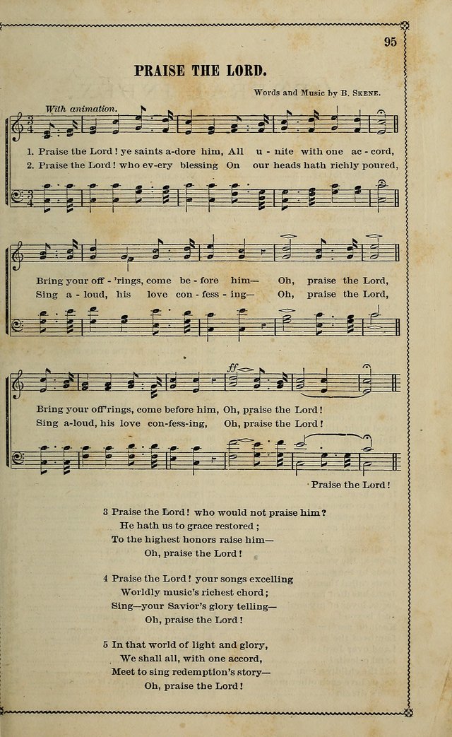 Sparkling Jewels for the Sunday School: a new collection of choice music page 95