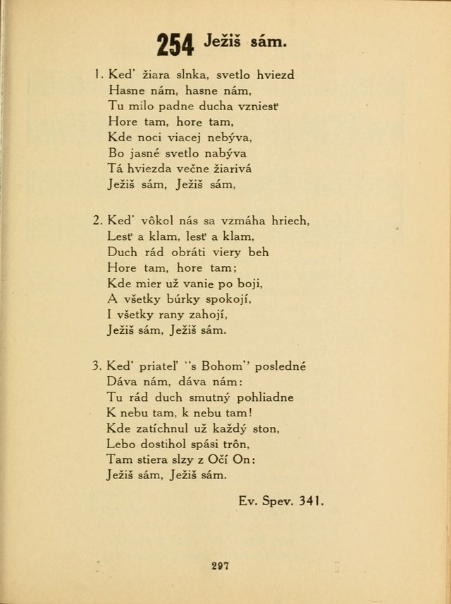 Slovensky Kalvinsky Spevnik page 297