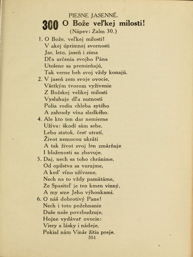 Slovensky Kalvinsky Spevnik page 351