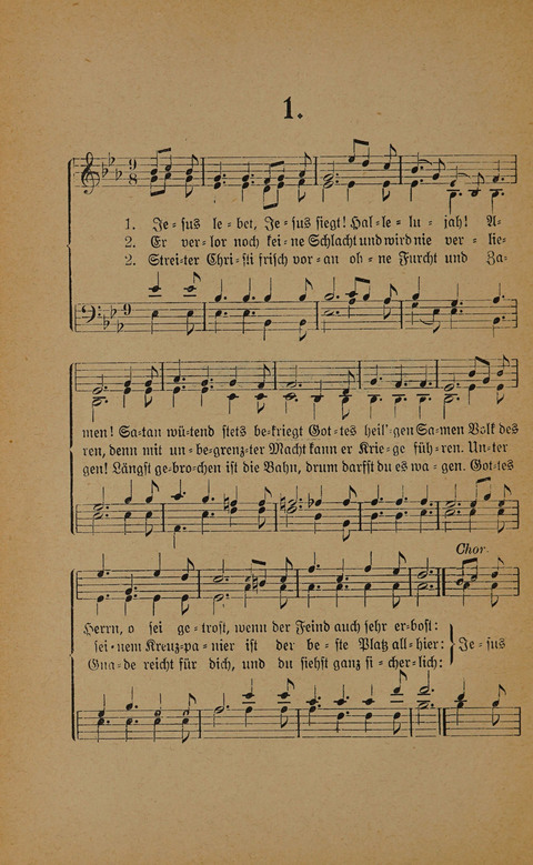 Sieges-Lieder: für die Versammlungen der Zelt-Mission. 5th ed. page 1