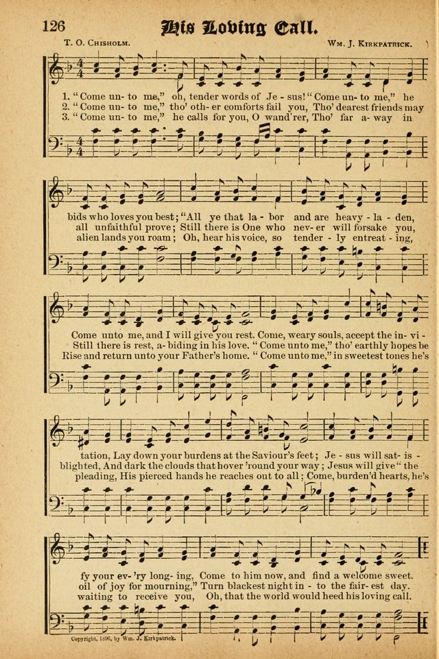Songs of Love and Praise No. 3: For use in Meetings for Christian Worship of Work page 125