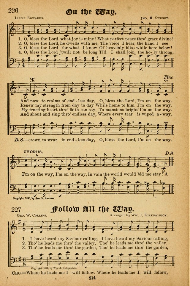 Songs of Love and Praise No. 3: For use in Meetings for Christian Worship of Work page 213