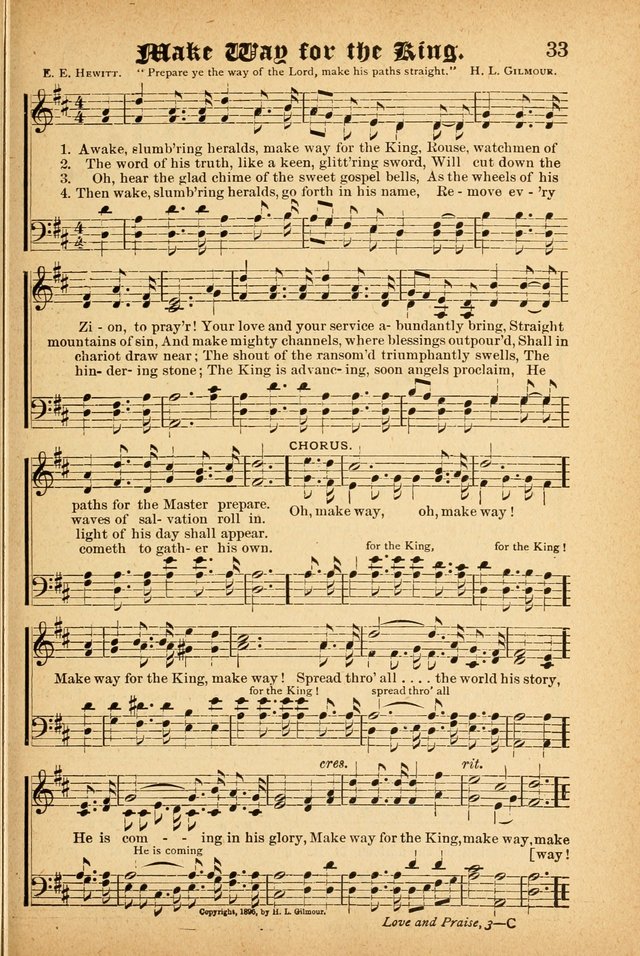 Songs of Love and Praise No. 3: For use in Meetings for Christian Worship of Work page 32