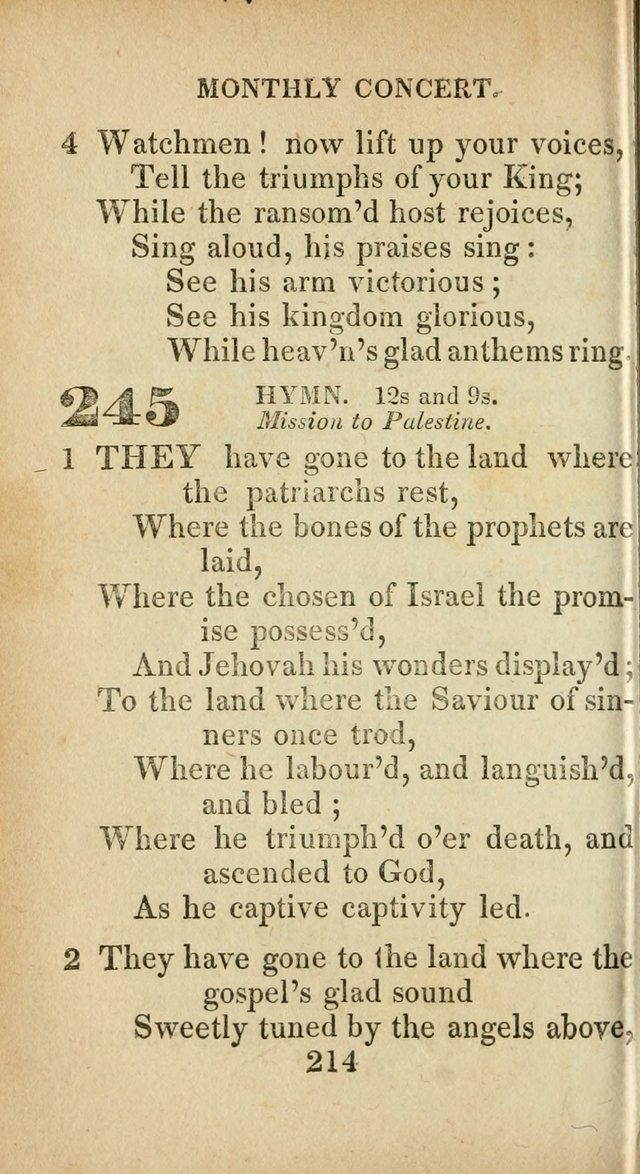 Sacred lyrics, or Select hymns: particularly adapted to revivals of religion, and intended as a supplement to Watts.  page 214