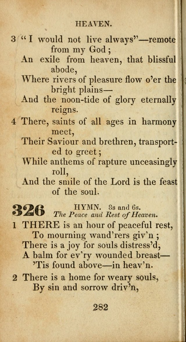 Sacred lyrics, or Select hymns: particularly adapted to revivals of religion, and intended as a supplement to Watts.  page 282