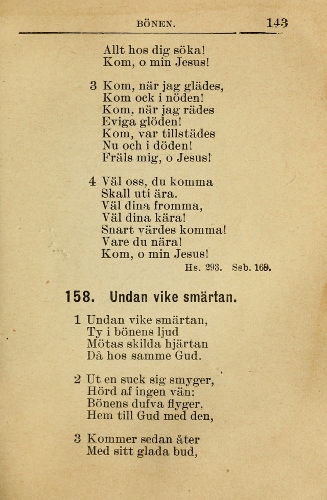 Söndagsskolbok: innehållande liturgi och sånger för söndagsskolan (Omarbetad uppl.) page 145
