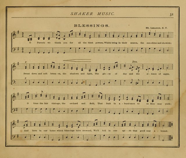 Shaker Music: Inspirational hymns and melodies illustrative of the resurrection life and testimoy of the shakers page 38