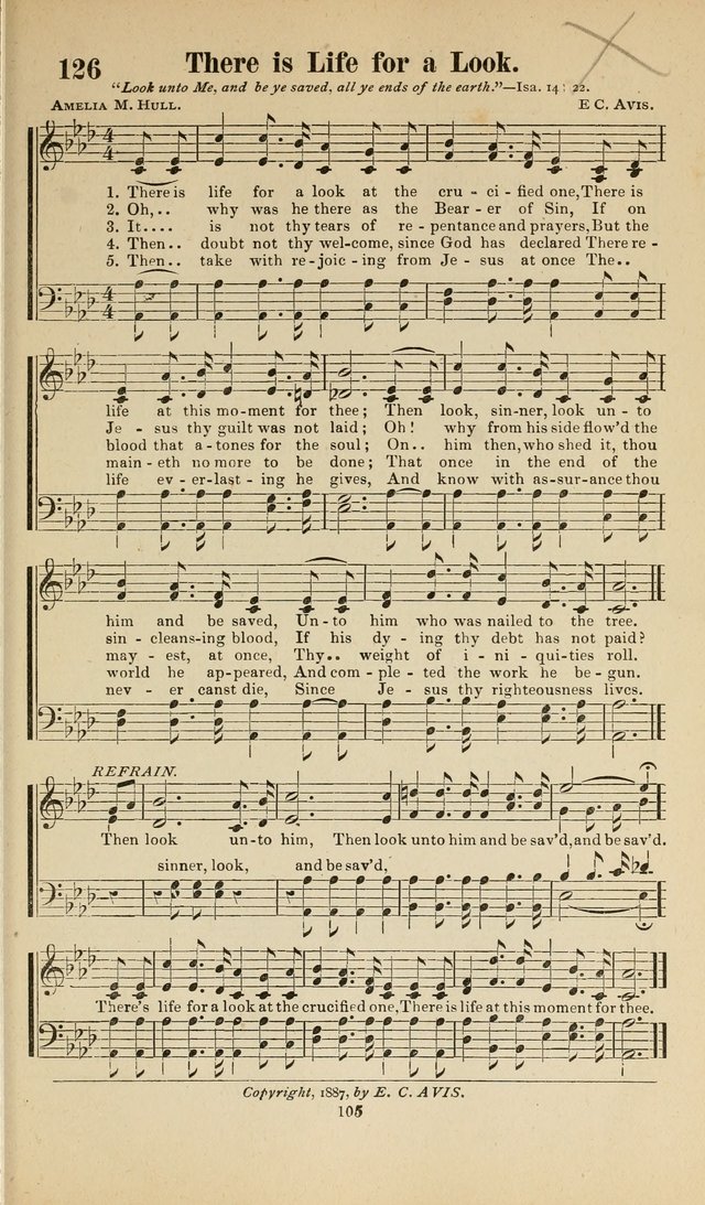 Sacred Melodies Nos.1 and 2 combined: As used by Evangelist H. W. Brown and others, in Gospel Meetings and other religious services page 105