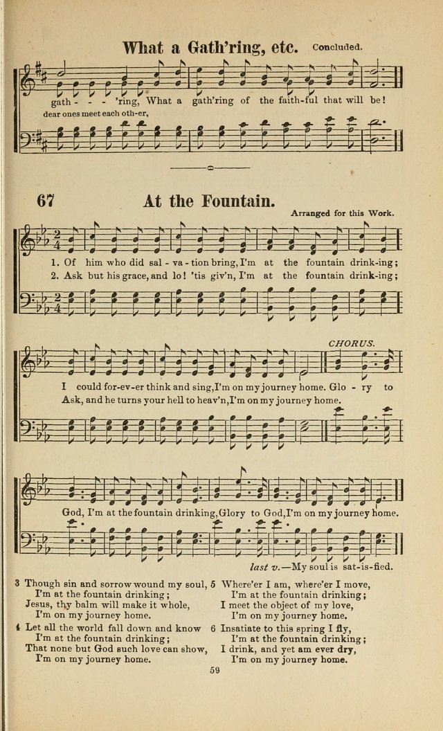 Sacred Melodies Nos.1 and 2 combined: As used by Evangelist H. W. Brown and others, in Gospel Meetings and other religious services page 59
