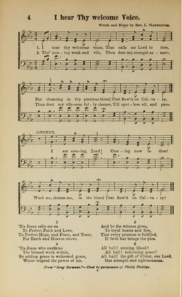 Sacred Melodies Nos.1 and 2 combined: As used by Evangelist H. W. Brown and others, in Gospel Meetings and other religious services page 6