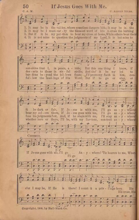Songs of Mounting Up No. 2 page 50