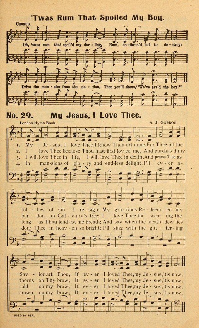 Songs of the New Crusade: a collection of stirring twentieth century temperance songs page 33