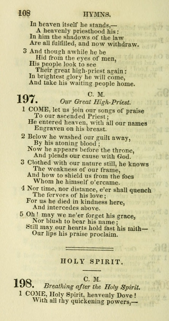 Social Psalmist: or hymns, selected for the private use and social meetings of evangelical Christians page 112