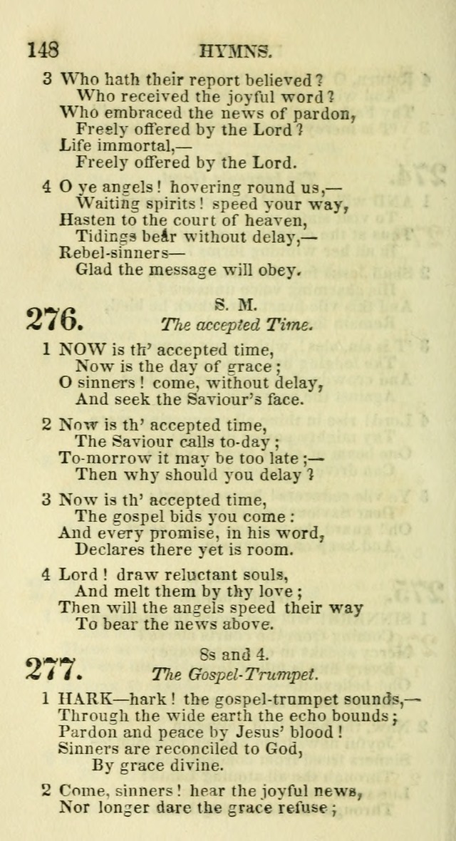 Social Psalmist: or hymns, selected for the private use and social meetings of evangelical Christians page 154