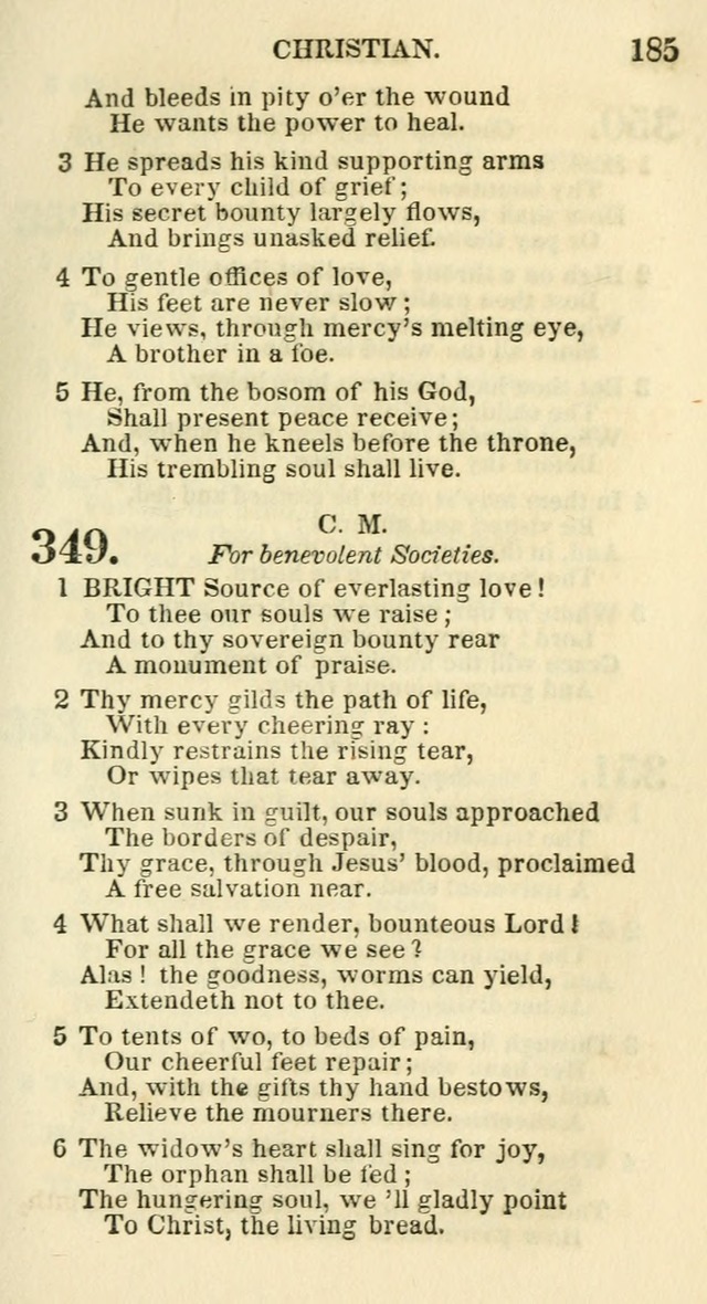 Social Psalmist: or hymns, selected for the private use and social meetings of evangelical Christians page 191