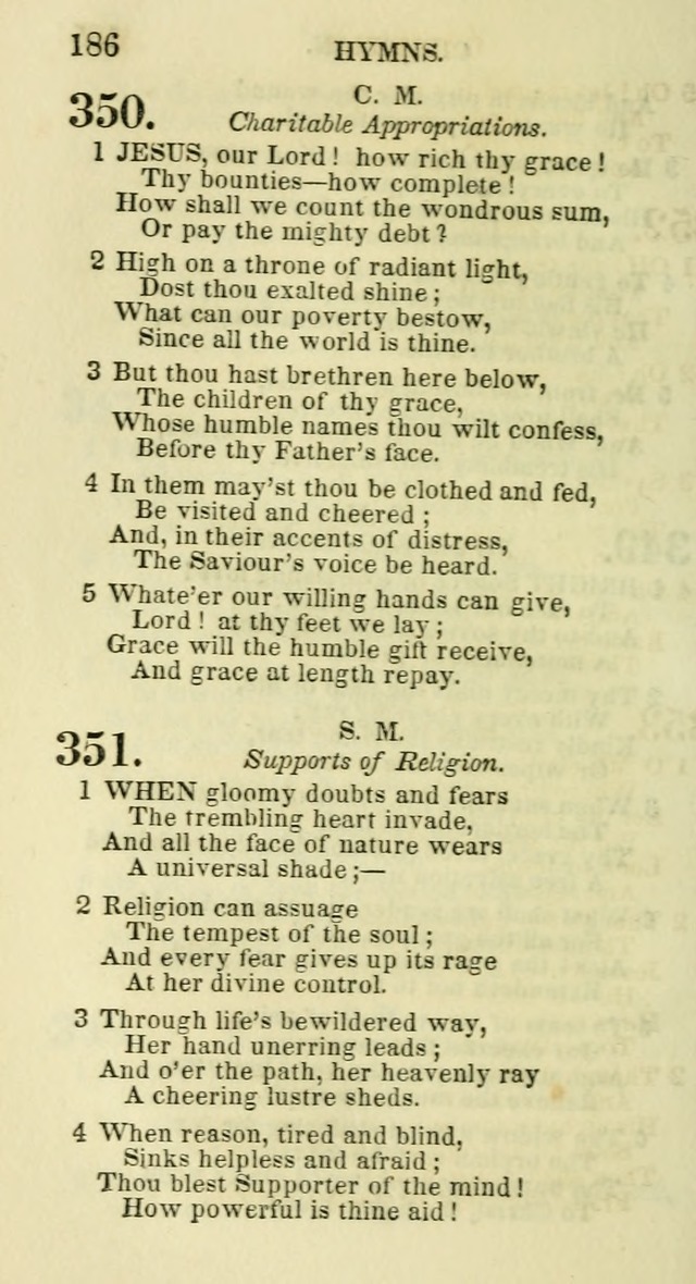 Social Psalmist: or hymns, selected for the private use and social meetings of evangelical Christians page 192