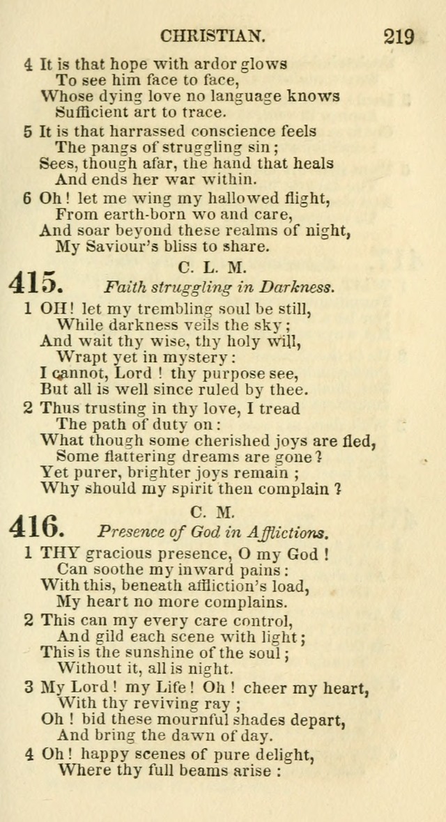 Social Psalmist: or hymns, selected for the private use and social meetings of evangelical Christians page 225