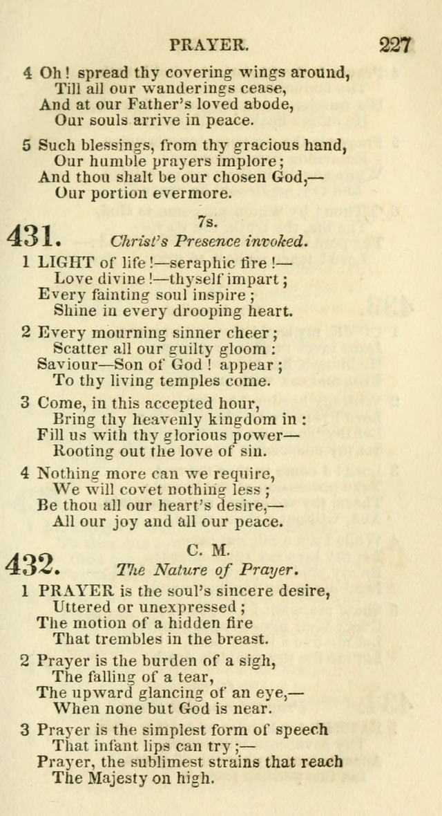 Social Psalmist: or hymns, selected for the private use and social meetings of evangelical Christians page 233