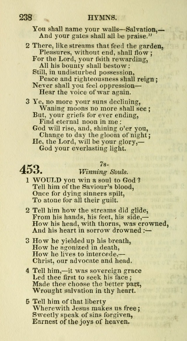 Social Psalmist: or hymns, selected for the private use and social meetings of evangelical Christians page 246
