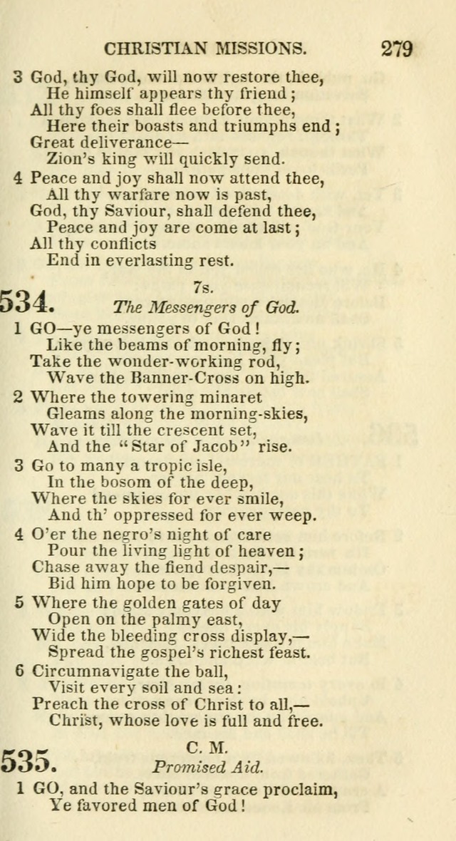 Social Psalmist: or hymns, selected for the private use and social meetings of evangelical Christians page 293