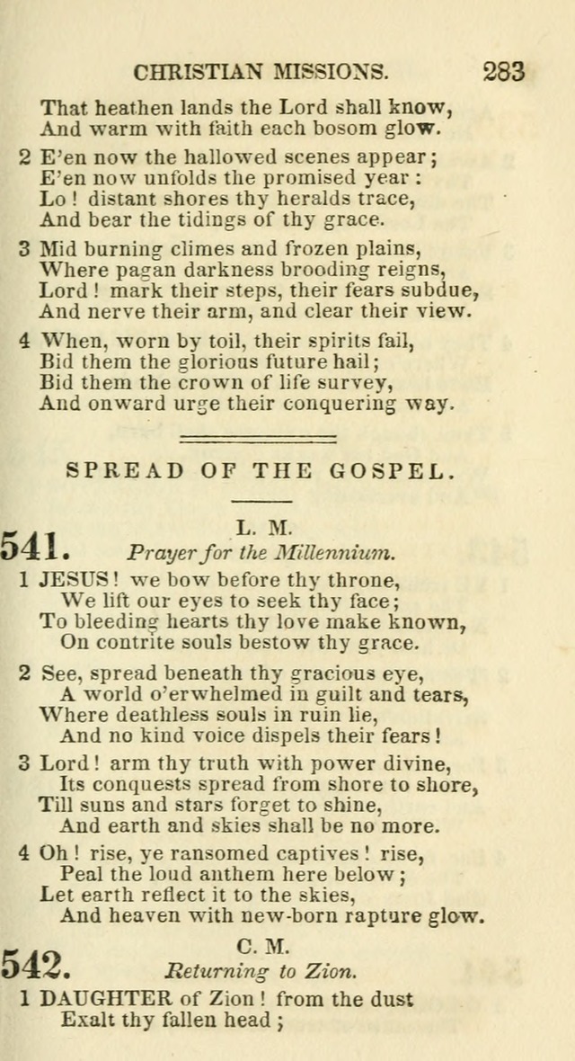 Social Psalmist: or hymns, selected for the private use and social meetings of evangelical Christians page 297