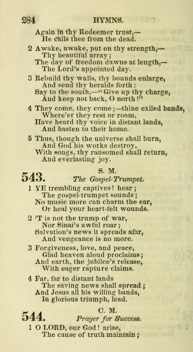 Social Psalmist: or hymns, selected for the private use and social meetings of evangelical Christians page 298