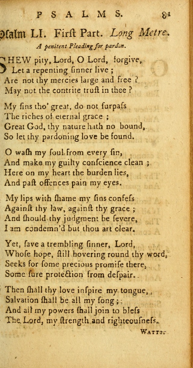 Sacred Poetry: consisting of psalms and hymns, adapted to Christian devotion, in public and private, selected from the best authors, with variations and additions page 83