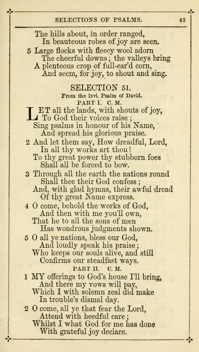 Selections from the Psalms of David in Metre: with hymns suited to the feasts and fasts of the church, and other occasions of public worship page 43