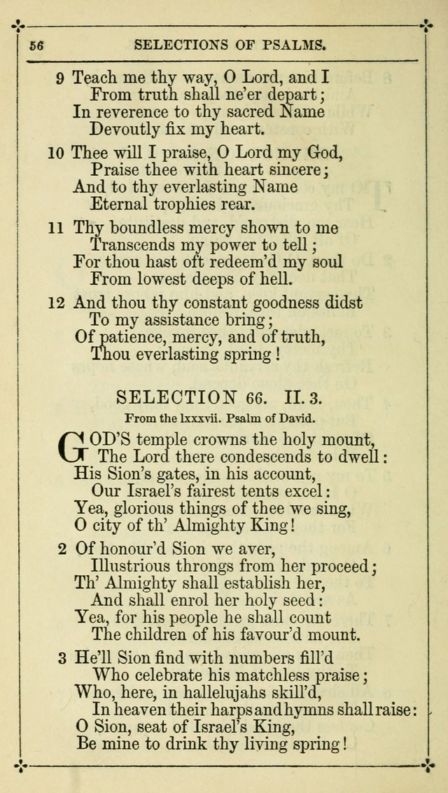 Selections from the Psalms of David in Metre: with hymns suited to the feasts and fasts of the church, and other occasions of public worship page 58