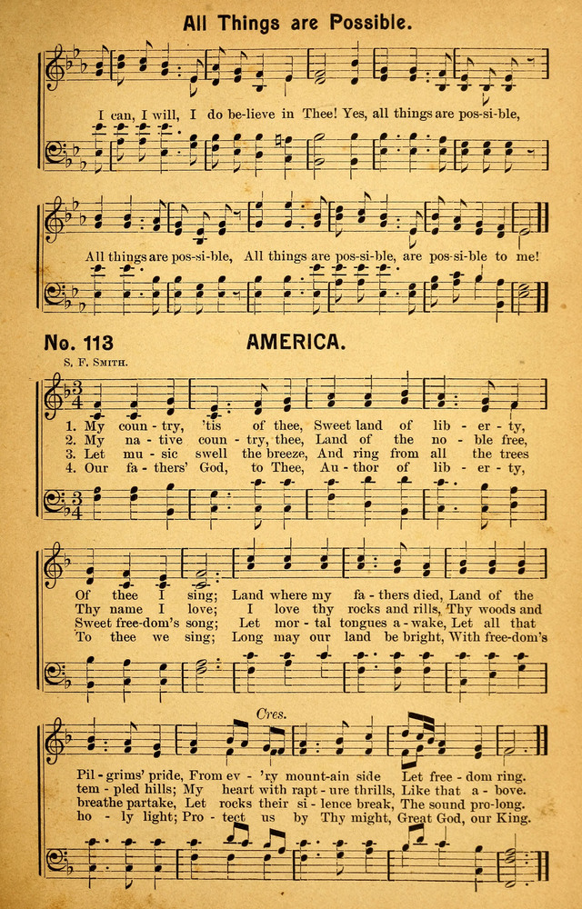 Songs of the Pentecost for the Forward Gospel Movement page 111