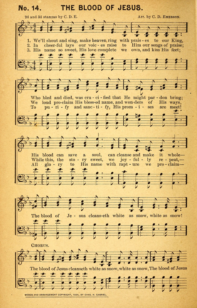 Songs of the Pentecost for the Forward Gospel Movement page 14