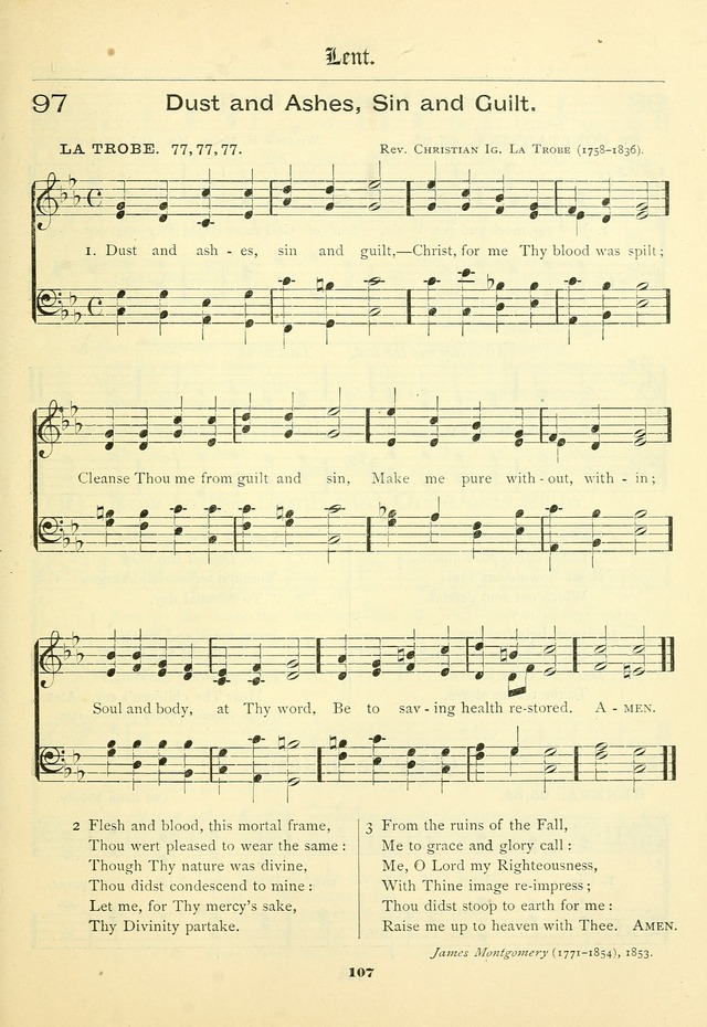 School and Parish Hymnal: with tunes page 108