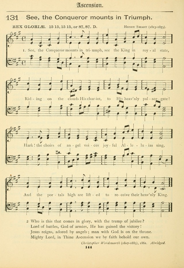 School and Parish Hymnal: with tunes page 145