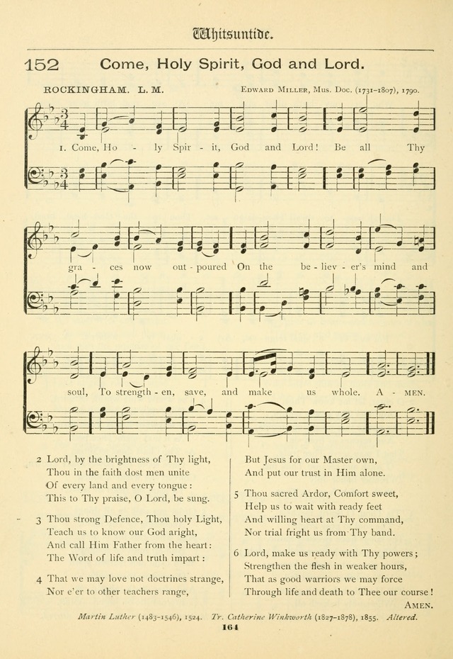 School and Parish Hymnal: with tunes page 165