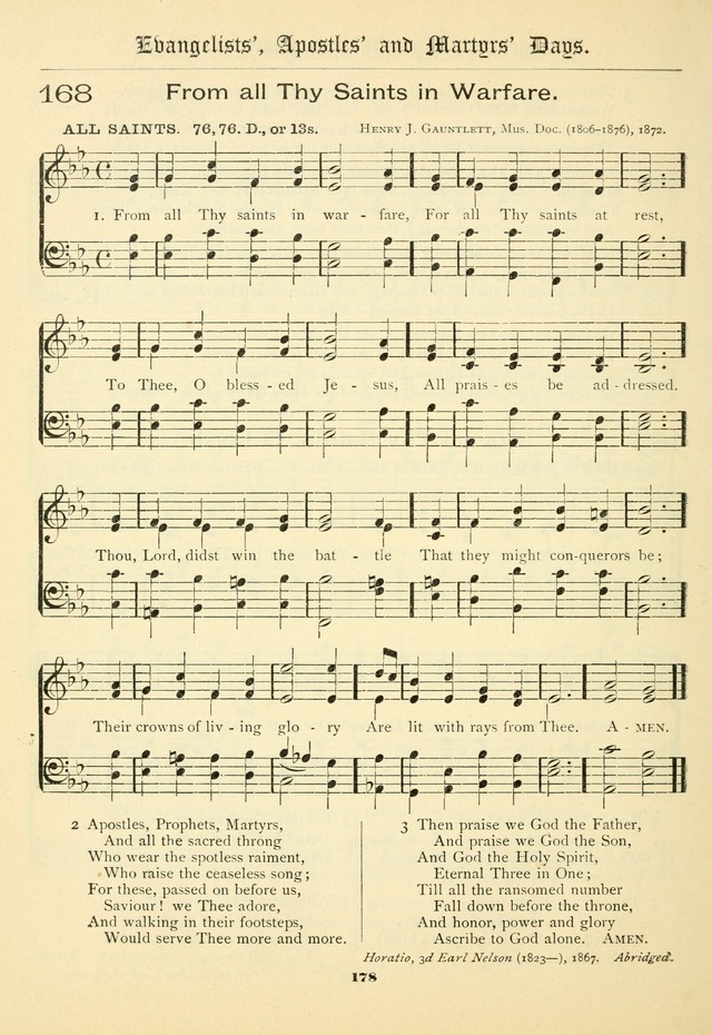 School and Parish Hymnal: with tunes page 179