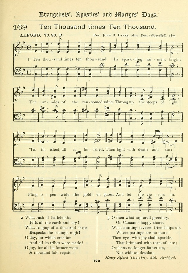 School and Parish Hymnal: with tunes page 180