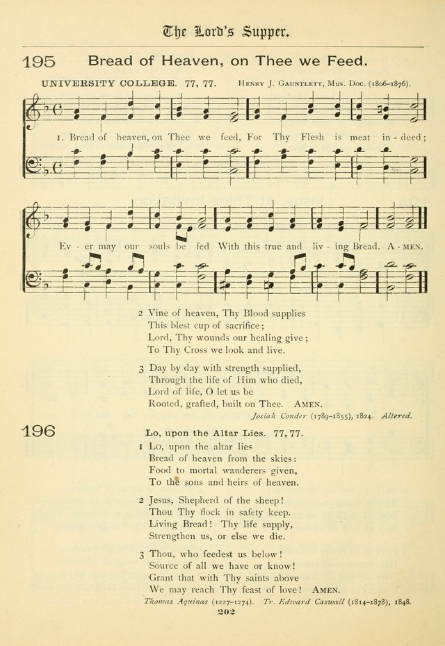 School and Parish Hymnal: with tunes page 203