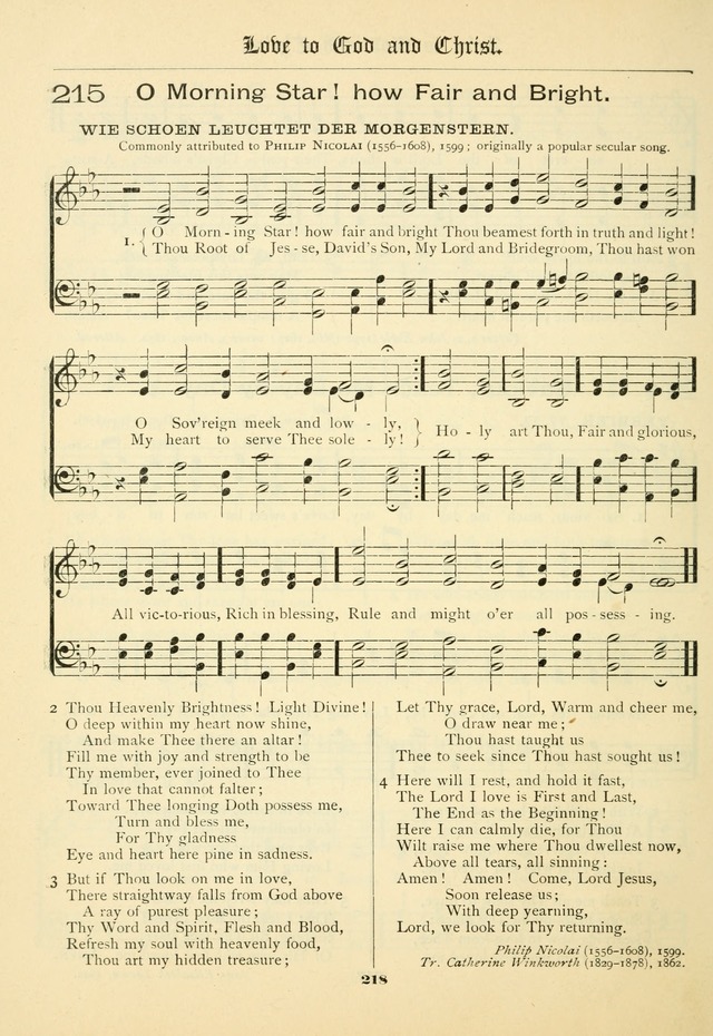 School and Parish Hymnal: with tunes page 219