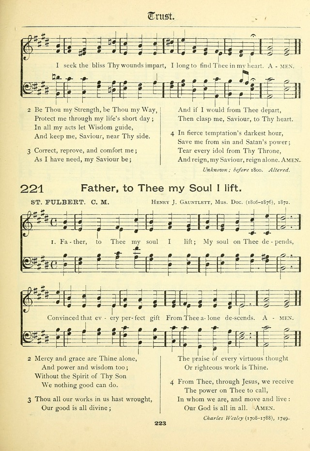 School and Parish Hymnal: with tunes page 224