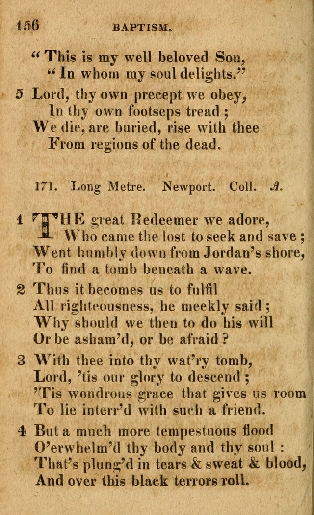 A Selection of Psalms and Hymns: done under the appointment of the Philadelphian Association (4th ed.) page 156