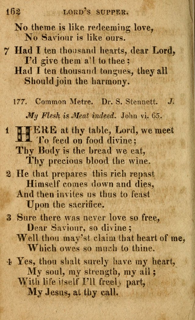 A Selection of Psalms and Hymns: done under the appointment of the Philadelphian Association (4th ed.) page 162
