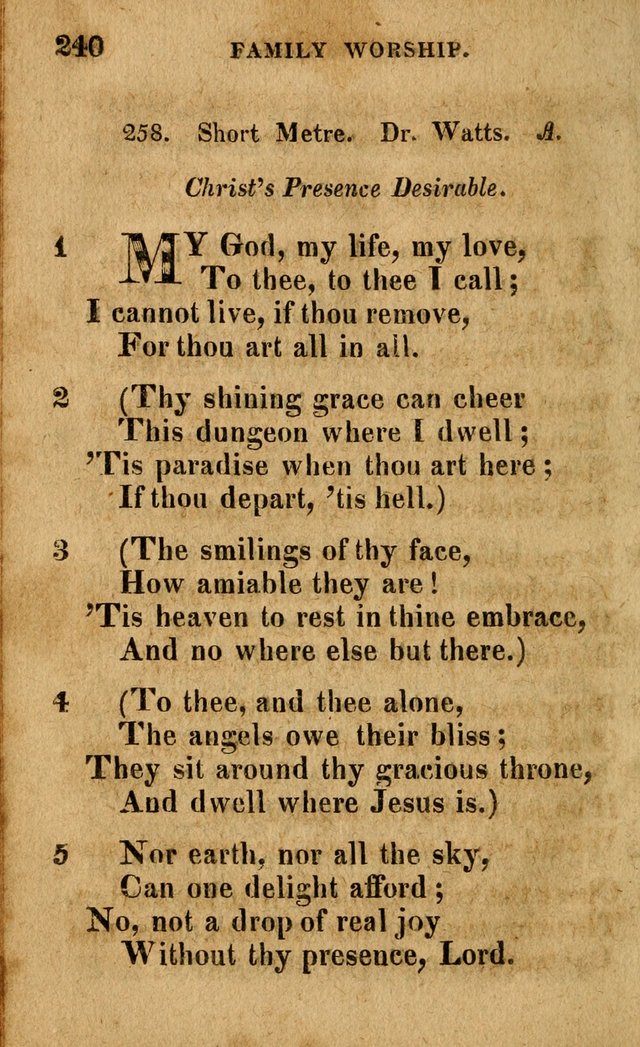 A Selection of Psalms and Hymns: done under the appointment of the Philadelphian Association (4th ed.) page 240