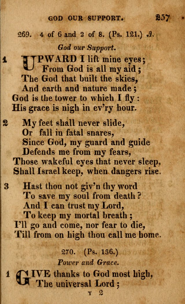 A Selection of Psalms and Hymns: done under the appointment of the Philadelphian Association (4th ed.) page 257