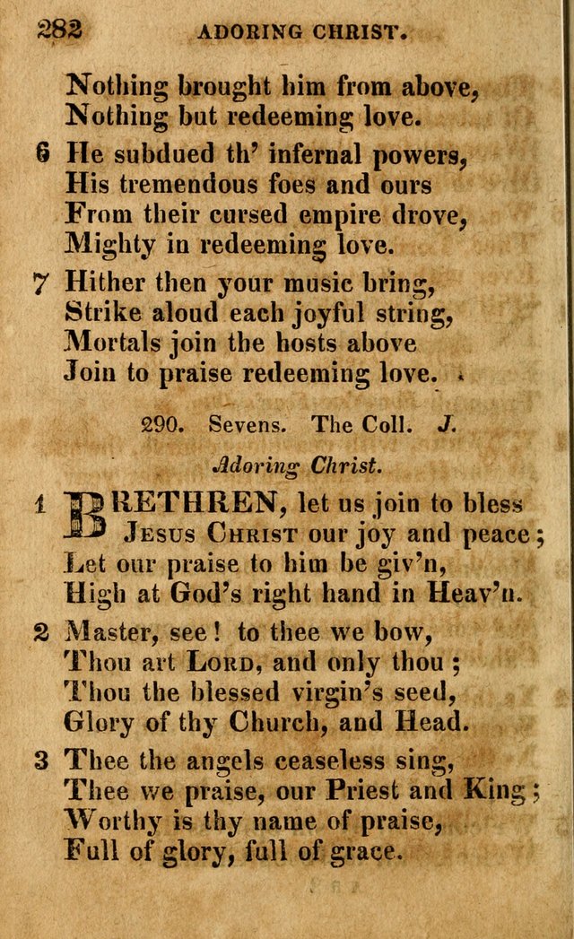 A Selection of Psalms and Hymns: done under the appointment of the Philadelphian Association (4th ed.) page 282