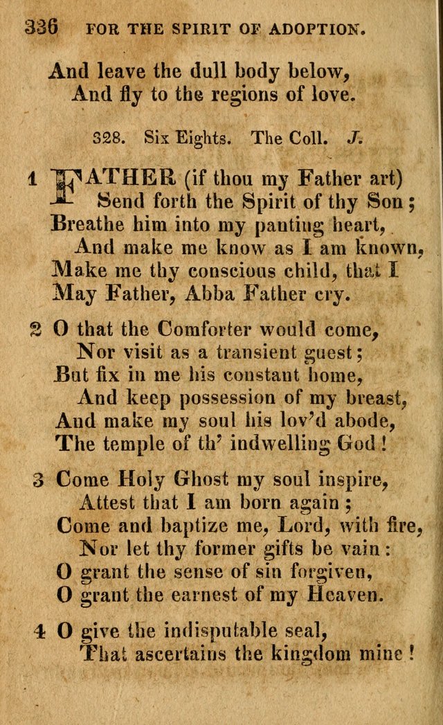 A Selection of Psalms and Hymns: done under the appointment of the Philadelphian Association (4th ed.) page 336