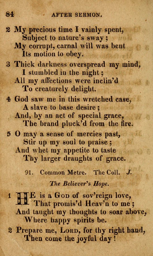 A Selection of Psalms and Hymns: done under the appointment of the Philadelphian Association (4th ed.) page 84