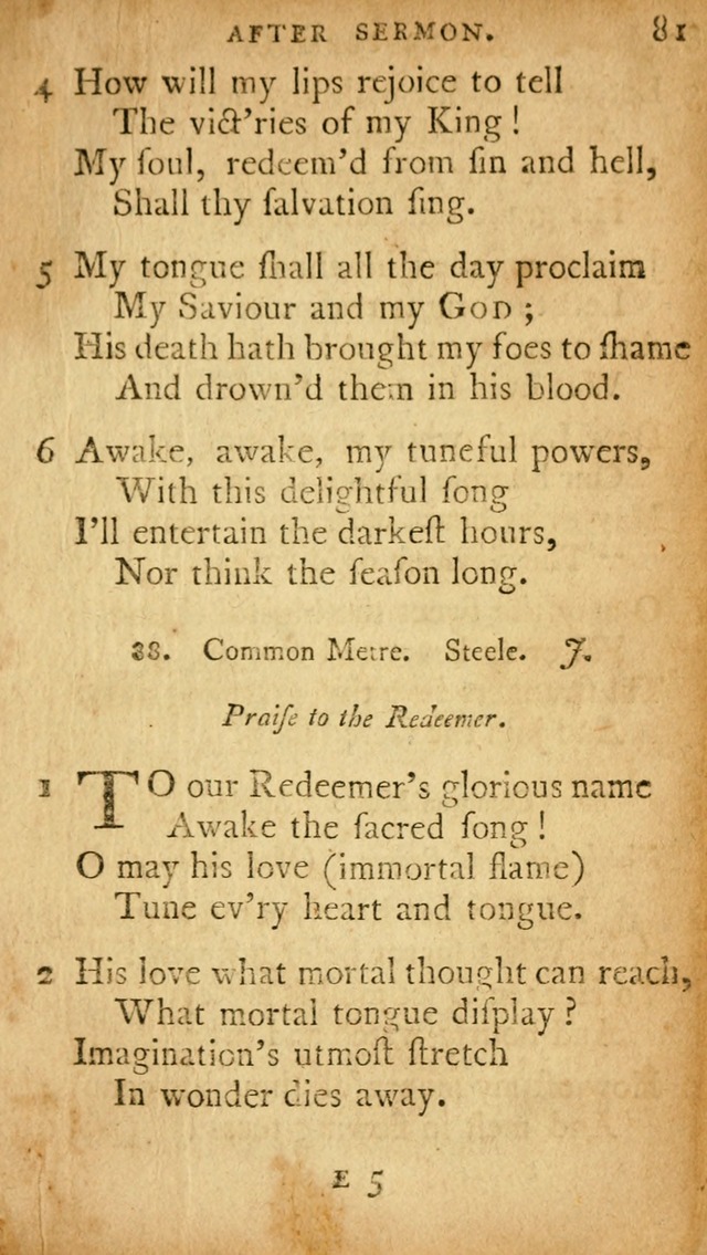 A Selection of Psalms and Hymns: done under appointment of the Philadelphian Association (2nd ed) page 103