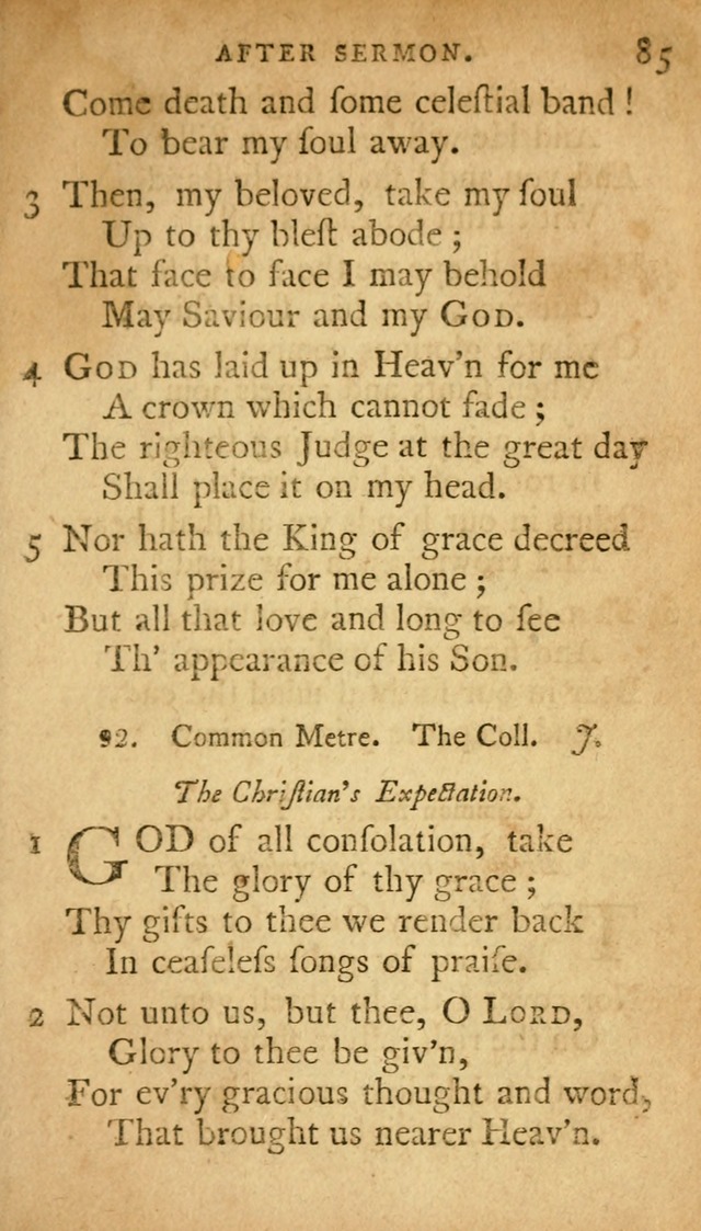A Selection of Psalms and Hymns: done under appointment of the Philadelphian Association (2nd ed) page 107